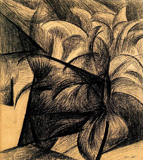 Abstraction, 1914 - Олександр Богомазов