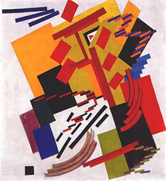 Non-Objective Composition (Suprematism), 1916 - Ольга Розанова