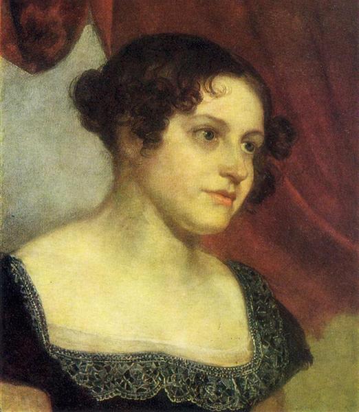 Portrait of Anna Furman, 1816 - Орест Кіпренський