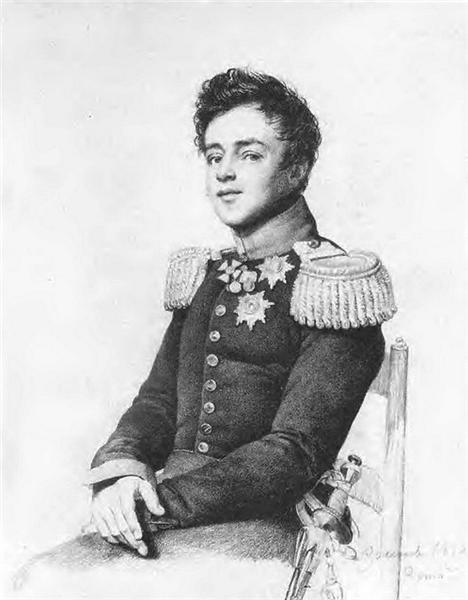 Portrait of Grand Duke Michael Pavlovich of Russia, 1819 - Orest Kiprensky