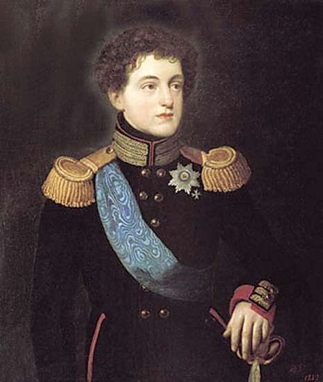 Portrait of Great Prince Nikolay Pavlovich, 1814 - Orest Adamowitsch Kiprenski