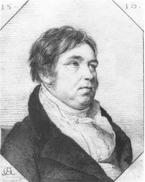 Portrait of Ivan Krylov, 1816 - Orest Adamowitsch Kiprenski