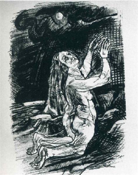 The Supplicant, 1914 - Oskar Kokoschka