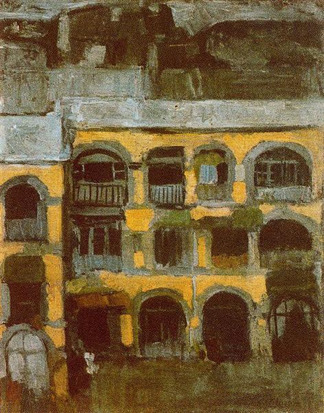 Голубой дом, c.1902 - Пабло Пикассо