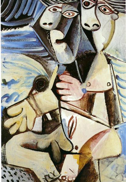 Обійми, 1971 - Пабло Пікассо