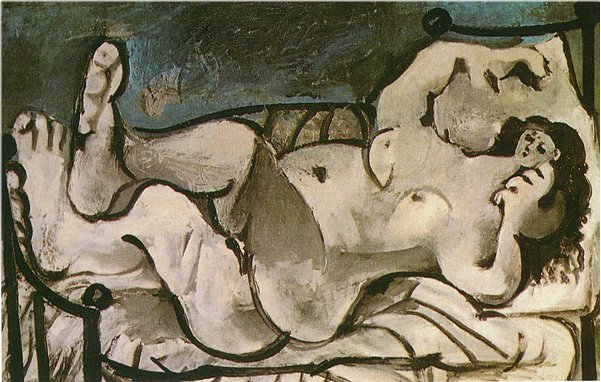 Lying female nude, 1964 - 畢卡索