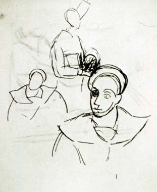 Моряк та студент, 1907 - Пабло Пікассо