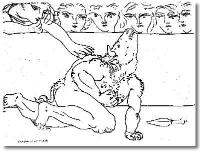 Мінотавр вмирає, 1933 - Пабло Пікассо