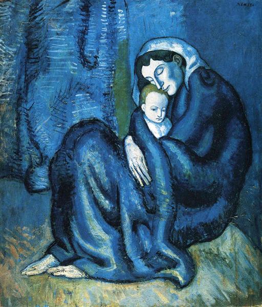 Мати і дитина, 1902 - Пабло Пікассо