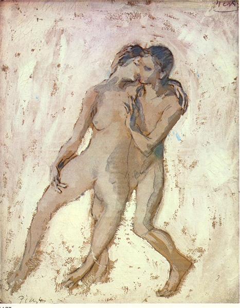 Nudes interlaces, 1905 - 畢卡索