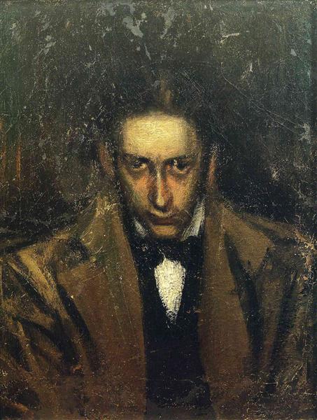 Portrait of Casagemas, c.1899 - 畢卡索