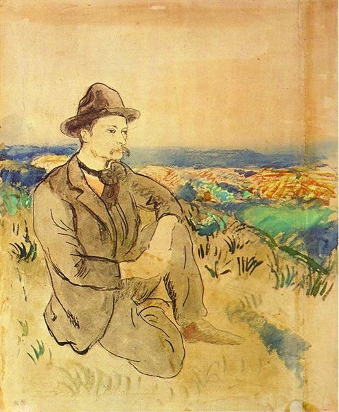 Portrait of Juli Gonzalez, 1902 - Пабло Пикассо