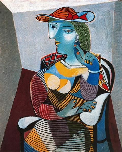 Portrait of Marie-Thérèse Walter, 1937 - Пабло Пикассо