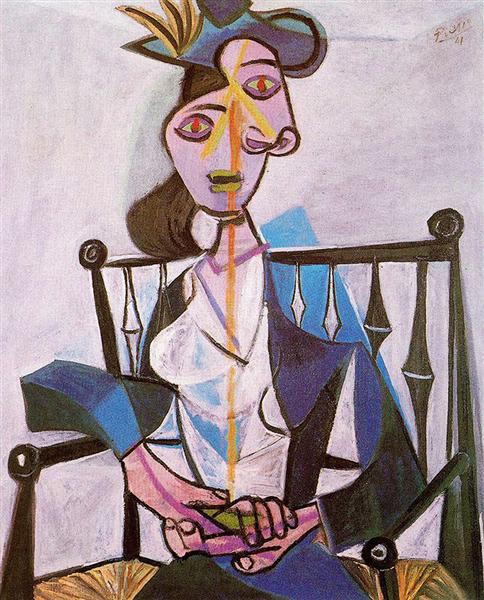 Дора Маар сидить, 1941 - Пабло Пікассо