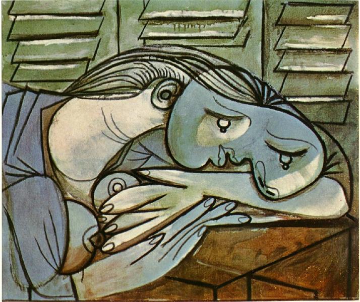 Sleeper near the shutters, 1936 - Пабло Пикассо