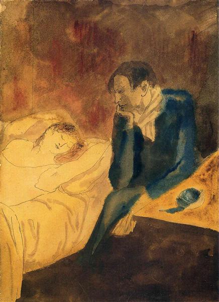 Sleeping woman (Meditation), 1904 - Pablo Picasso