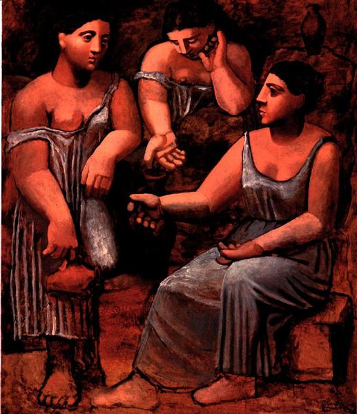 Three women at a fountain, 1921 - Пабло Пикассо