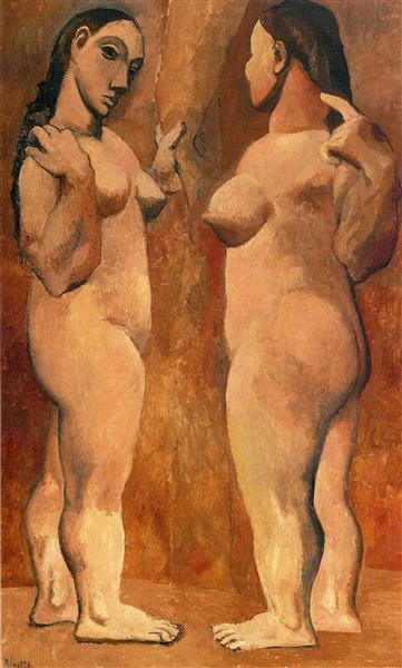 Two nude women, 1906 - Пабло Пикассо