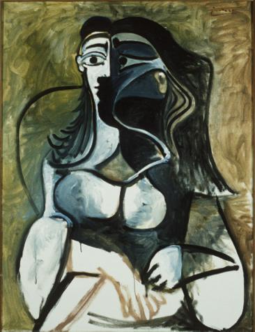 Woman in Armchair, 1960 - 畢卡索