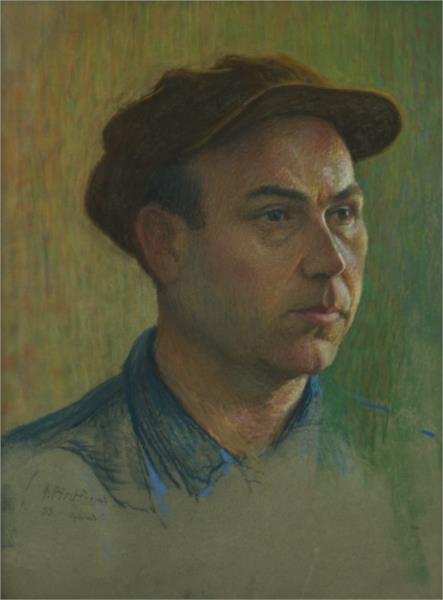 Egich Chubar Portrait, 1933 - Panos Terlemezian