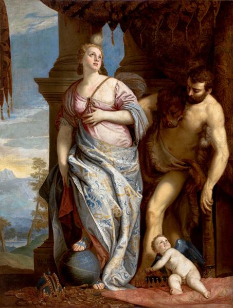 Allegory of Wisdom and Strength( The Choice of Hercules or Hercules and Omphale), 1576 - 1584 - Paolo Veronese