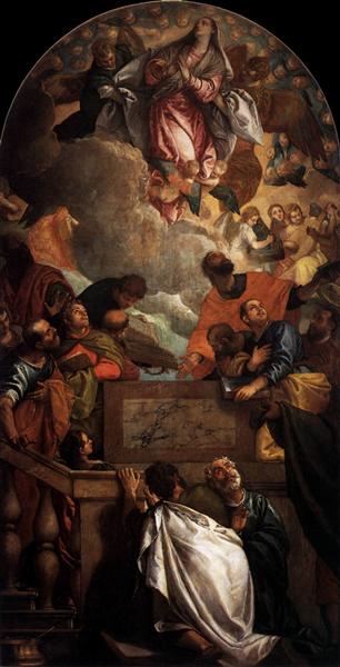 Assumption of the Virgin, 1586 - Паоло Веронезе