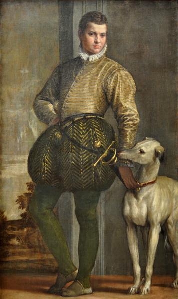 Boy with a Greyhound, c.1570 - 委羅内塞