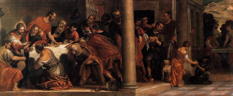 Last Supper, c.1585 - Паоло Веронезе