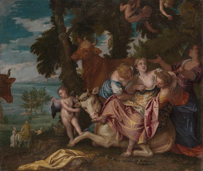 The Rape of Europa, c.1570 - 委羅内塞
