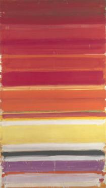 Horizontal Stripe Painting: November 1957 - January 1958 - Patrick Heron