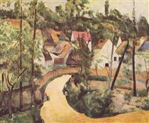 A Turn in the Road - Paul Cézanne