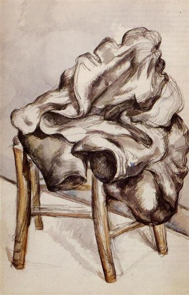 Jacket on a Chair, 1892 - Поль Сезанн