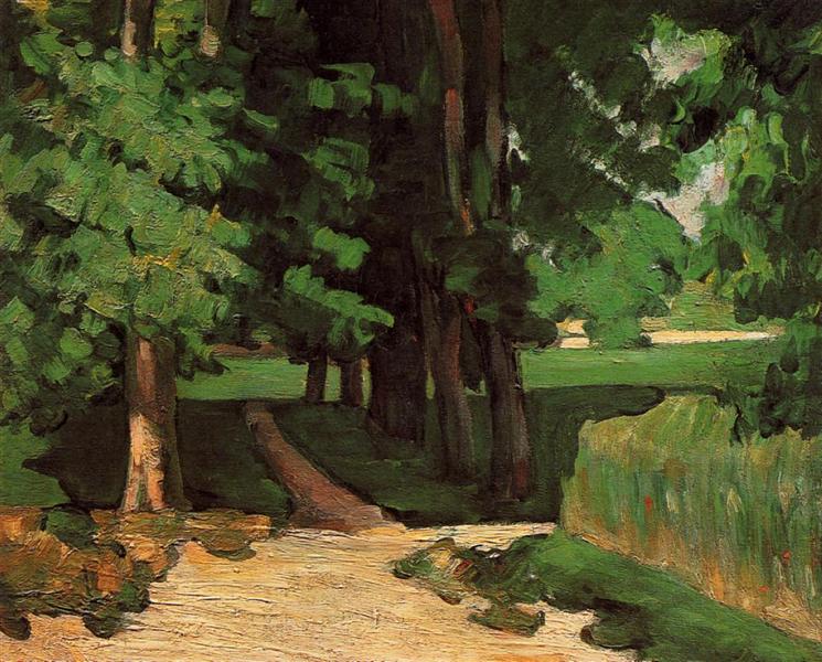 Lane of Chestnut Trees at the Jas de Bouffan, 1871 - Paul Cézanne