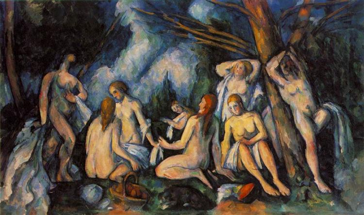 Large Bathers, c.1905 - Paul Cézanne