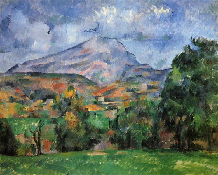 Mont Sainte-Victoire, c.1890 - Paul Cezanne
