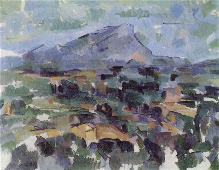 Mont Sainte-Victoire, c.1904 - c.1906 - Paul Cézanne