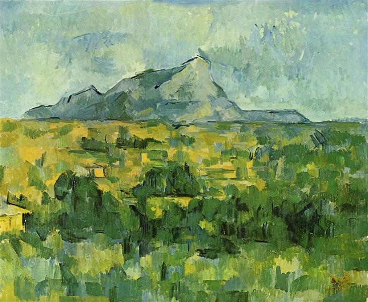 Mont Sainte-Victoire, c.1906 - Поль Сезанн