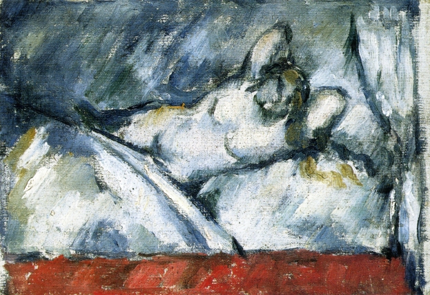 Reclining Nude, c.1877 - Paul Cezanne