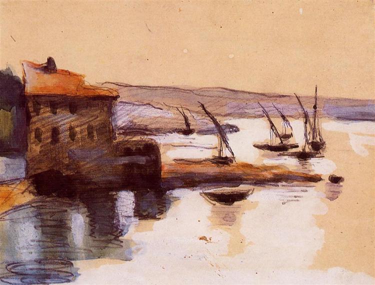 Seascape, 1864 - Поль Сезанн