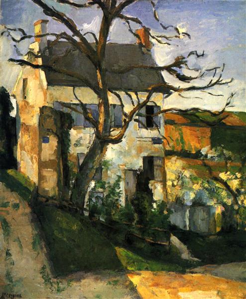 The House and the Tree, c.1874 - Поль Сезанн