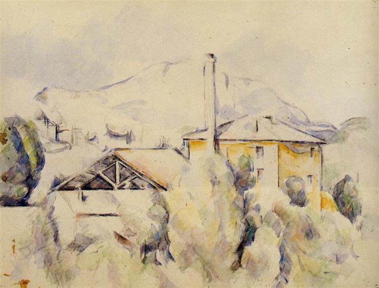 The Lime Kiln, c.1894 - Поль Сезанн