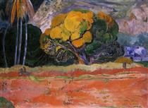 Au pied de la montagne - Paul Gauguin