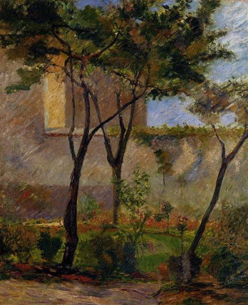 Corner of the garden rue Carsal, c.1881 - Paul Gauguin