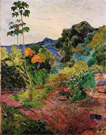 Vegetación tropical - Paul Gauguin