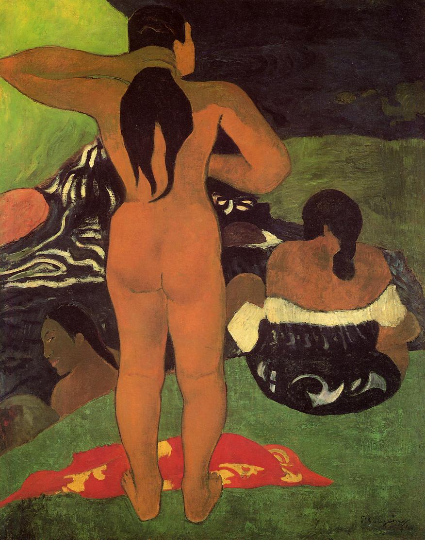 Tahitian Women On The Beach Paul Gauguin Wikiart Org