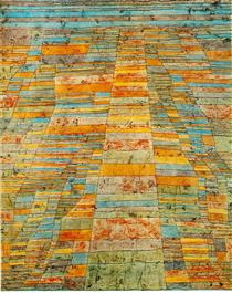 Chemin principal et chemins latéraux - Paul Klee