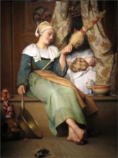 The Spinner, 1881 - Пол Пил