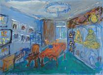 The room of my artist friend Herman Stammeshaus - Paul Werner