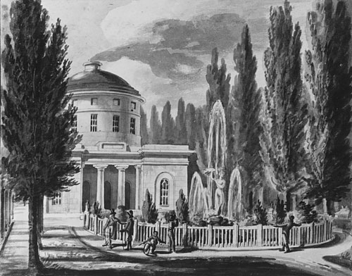 Centre Square and the Marble Water Works, c.1812 - Павел Свиньин
