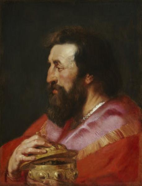 Melchior, The Assyrian King, c.1618 - Питер Пауль Рубенс